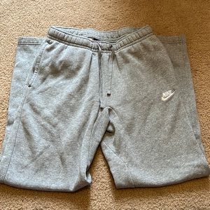 Gray Nike sweatpants